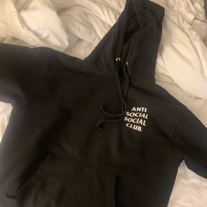 Black Anti Social Social Club Hoodie.